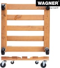 WAGNER Paetti podstawka pod rośliny 38 x 38 x 9,5 cm, do użytku na zewnątrz i wewnątrz