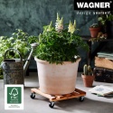 WAGNER Paetti podstawka pod rośliny 38 x 38 x 9,5 cm, do użytku na zewnątrz i wewnątrz