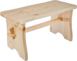 Zeller 13130 Podnóżek 39 x 19 x 20 cm, drewno iglaste , taboret