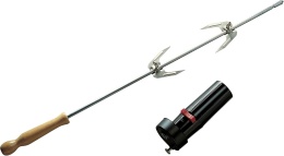 barbecook Rożen obrotowy elektryczny grill węglowy 60cm stal nierdzewna