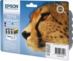 4x tusz org. Epson T0715 CMYK SX100 SX200 SX400