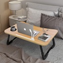 A3A ACADGQ stolik pod laptopa, składany, 60 x 40 cm portami USB do ładowania, szufladą