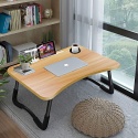 A3A ACADGQ stolik pod laptopa, składany, 60 x 40 cm portami USB do ładowania, szufladą