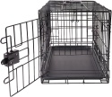 Amazon Basics Klatka dla psów z drutu metalowego wytrzymała składana