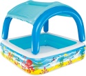 52192 Basen Dmuchany Dla Dzieci Z Daszkiem 140 x 140 x 114cm BESTWAY