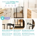 Bramka Regalo Deluxe Easy Step 73,6-90cm x 91,4 wys