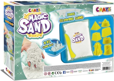 Craze Luminous Kinetic Sand Zestaw Magicznego Piasku Nawiedzony Zamek