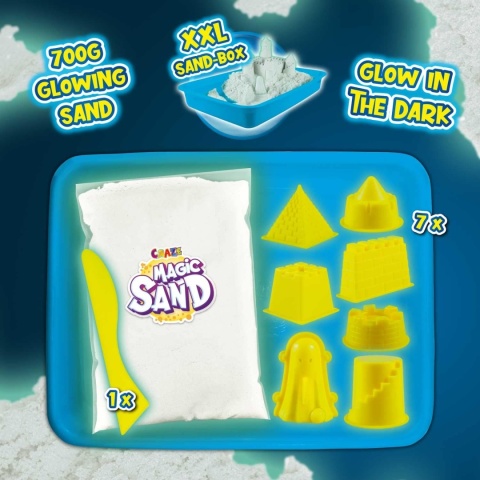 Craze Luminous Kinetic Sand Zestaw Magicznego Piasku Nawiedzony Zamek