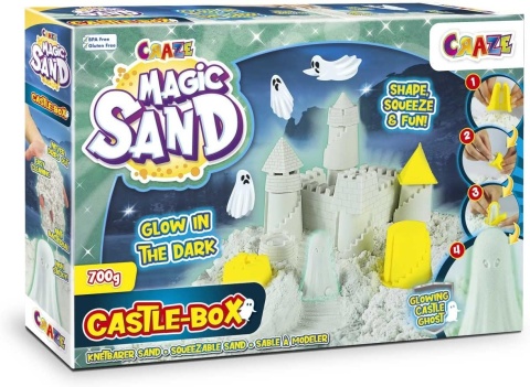 Craze Luminous Kinetic Sand Zestaw Magicznego Piasku Nawiedzony Zamek