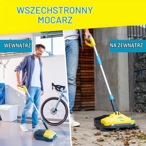 GLORIA Zamiatarka akumulatorowa EasySweep 18 V w zestawie akumulator Bosch