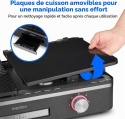 Grill stołowy MEDION z systemem dwustrefowym 2400 W