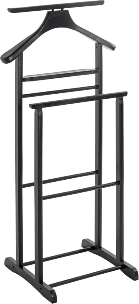 Haku Möbel 30569 Solid Wood Calet Black Hévea 36 x 47 x 102 cm