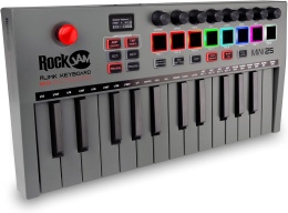 KEYBOARD ROCKJAM GO 25 KLAWISZY USB BLUETOOTH AUX MIDI 8 PERKUSJI RJMK25