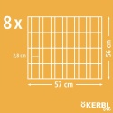 Kerbl Pet Wybieg dla Zwierząt, Srebrny/Niebieski, ⌀ 143 cm z osłoną