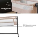 Kinderkraft Neste Up 2 - Dziecięce Niemowlęce Łóżeczko Dostawne 2w1 Beige