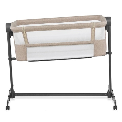 Kinderkraft Neste Up 2 - Dziecięce Niemowlęce Łóżeczko Dostawne 2w1 Beige