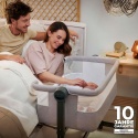 Kinderkraft Neste Up 2 - Dziecięce Niemowlęce Łóżeczko Dostawne 2w1 Beige