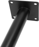 METALOWE NOGI DO STOŁU SKOŚNE NOGI MEBLOWE Z NAKŁADKAMI 72CM