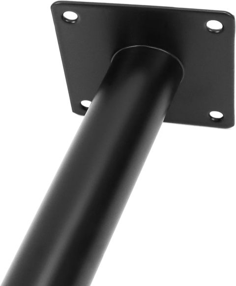 METALOWE NOGI DO STOŁU SKOŚNE NOGI MEBLOWE Z NAKŁADKAMI 72CM