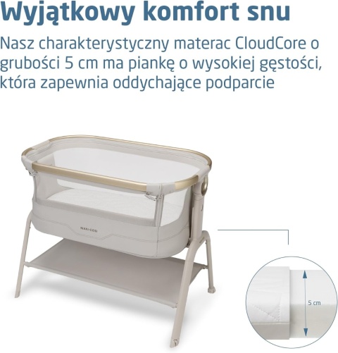 Maxi-Cosi Iora 2 - Komfortowe łóżeczko dostawne