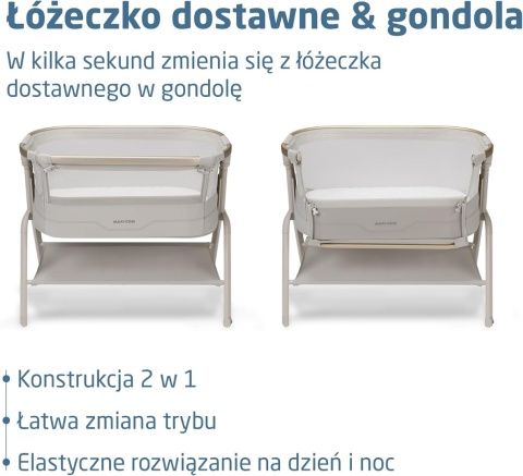 Maxi-Cosi Iora 2 - Komfortowe łóżeczko dostawne