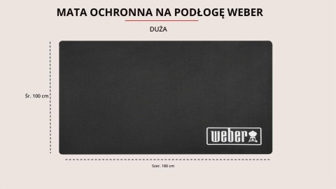 OCHRONNA MATA PODŁOGOWA pod grill Weber DUŻA Mata podłogowa PODKŁADKA XL