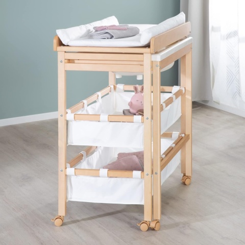 ROBA 1253 Wanienka + przewijak DREWNO 83x56x100 cm z matą