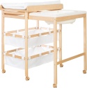 ROBA 1253 Wanienka + przewijak DREWNO 83x56x100 cm z matą