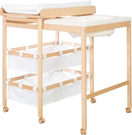 ROBA 1253 Wanienka + przewijak DREWNO 83x56x100 cm z matą