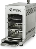 Tepro Toronto 3184 Grill do Steków do 800 °C, Srebrny, 56 x 23 x 40.5 cm