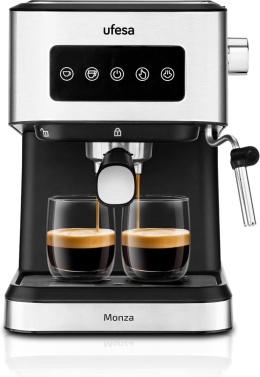 Ufesa Monza Ekspres do espresso, sitko, 20 barów, ekspres ciśnieniowy