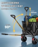 YEAUPE PRO Składany wózek z tylną otwieraną klapą 300 L 250 KG