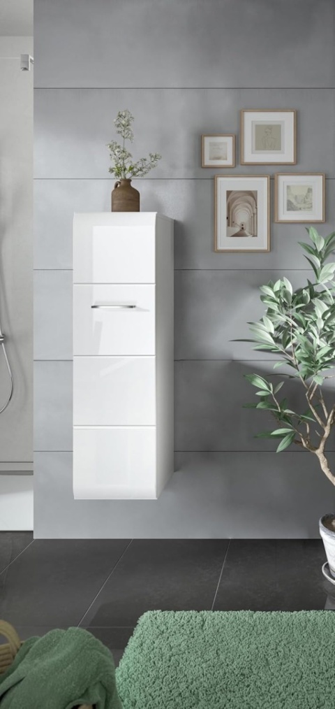 xonox.home – Szafka stojąca Ice 30 x 80 x 30 cm w białym korpusie