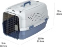 AMAZONBASICS Transporter dla Psa Kota Królika do 10kg 58x38x33 cm