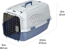 AMAZONBASICS Transporter dla Psa Kota Królika do 10kg 58x38x33 cm