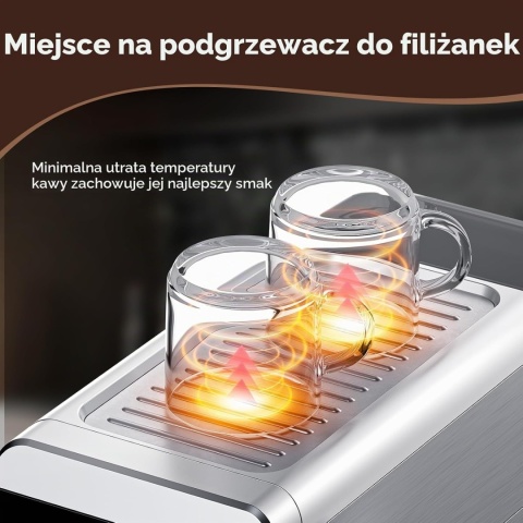 Amzchef Ekspres kolbowy AMZCHEF CE-AZ-EM1507-SV
