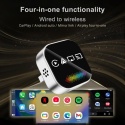 Adapter Bezprzewodowy CarPlay 4w1 - AirPlay Android Auto Mirror Link z LED