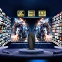 Antena TV Wewnętrzna 4K UHD Full HD Wzmacniacz Magnetytczna baza
