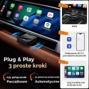 Bezprzewodowy adapter 2 w 1 do Carplay i Android Auto, Plug & Play