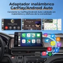 Bezprzewodowy adapter 2 w 1 do Carplay i Android Auto, Plug & Play