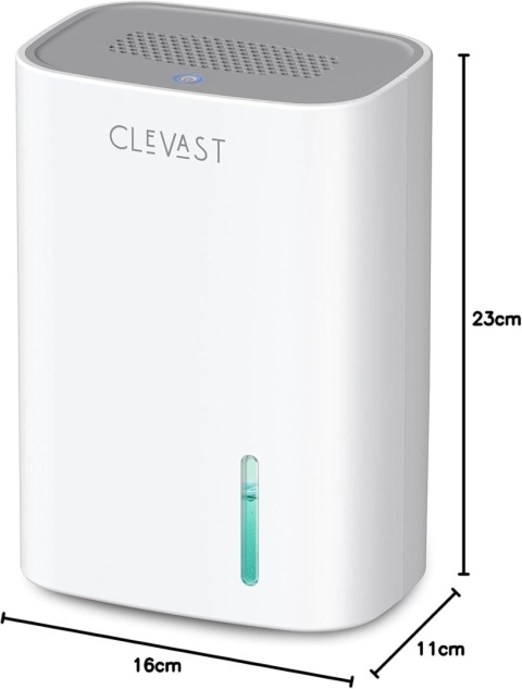 CLEVAST Elektryczny Osuszacz Powietrza Wewnętrzny Biały 850 ml