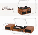 Gramofon Udreamer UD012 Vintage z Głośnikami - Bluetooth 5.3 - Stereo - USB