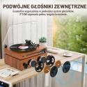 Gramofon Udreamer UD012 Vintage z Głośnikami - Bluetooth 5.3 - Stereo - USB