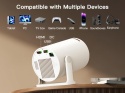 Inteligentny projektor HY300 Pro z Wi-Fi 6 i Bluetooth 5.4, 1080P