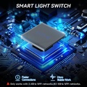 Inteligentny ściemniacz światła BSEED WiFi szary sterowanie głosem