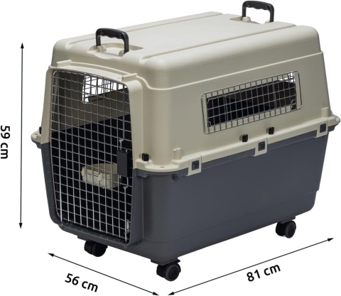 KARLIE Flugzeugbox Nomad L Transporter Dla Zwierząt 81x56x59cm Do 25kg