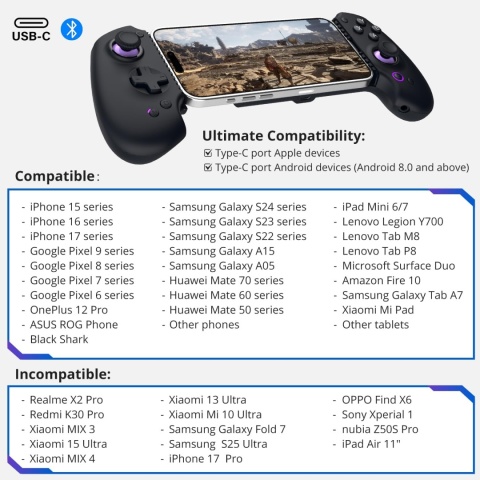 KONTROLER MOBILNY DO TELEFONU/TABLETU ABXYLUTE S9 KOMPLET