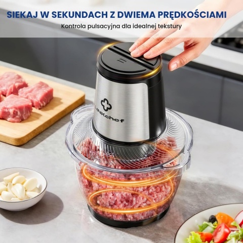LINKChef Rozdrabniacz elektryczny, 1.5 L, pojemnik ze stali