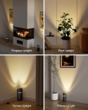 Lampa Podłogowa szafkowa biurkowa LED GU10 6W–Regulacja Barwy Światła 2 szt