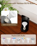 Lampa Podłogowa szafkowa biurkowa LED GU10 6W–Regulacja Barwy Światła 2 szt